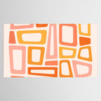 Mellow Mid Mod in Pink and Orange Tablecloth Gallery Image 2