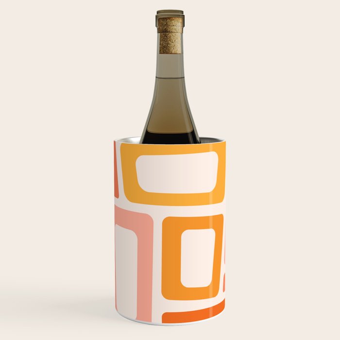 Mellow Mid Mod in Pink and Orange Wine Chiller Gallery Image 2