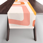 Mellow Mid Mod in Pink and Orange Table Runner Gallery Image 1