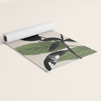 minimal collage/ Flower  Yoga Mat Gallery Image 2