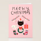 Meowy Christmas Stationery Card Gallery Image 2