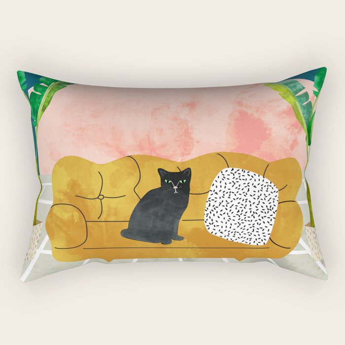 Meow Rectangular Pillow Gallery Image 2