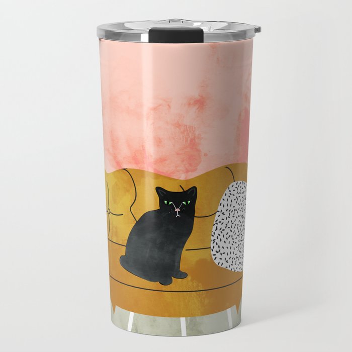 Meow Travel Mug Gallery Image 1