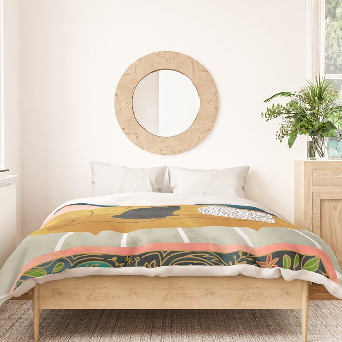 Meow Duvet Cover Gallery Image 3