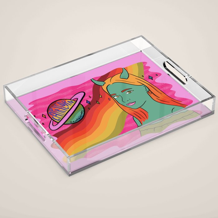 Capricorn Acrylic Tray Gallery Image 1