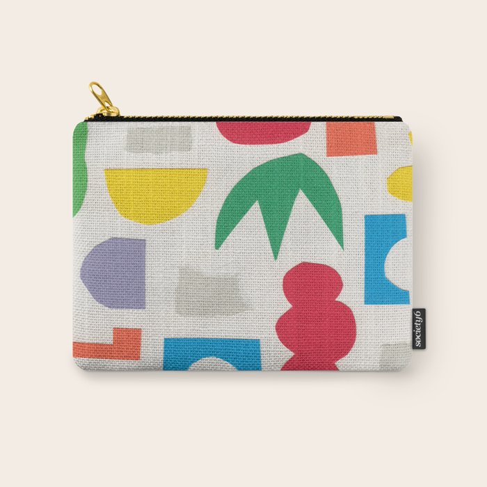 Playful Collage #3 Carry All Pouch Gallery Image 1