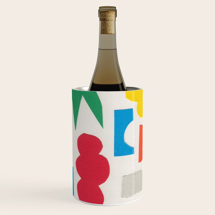 Playful Collage #3 Wine Chiller Gallery Image 3