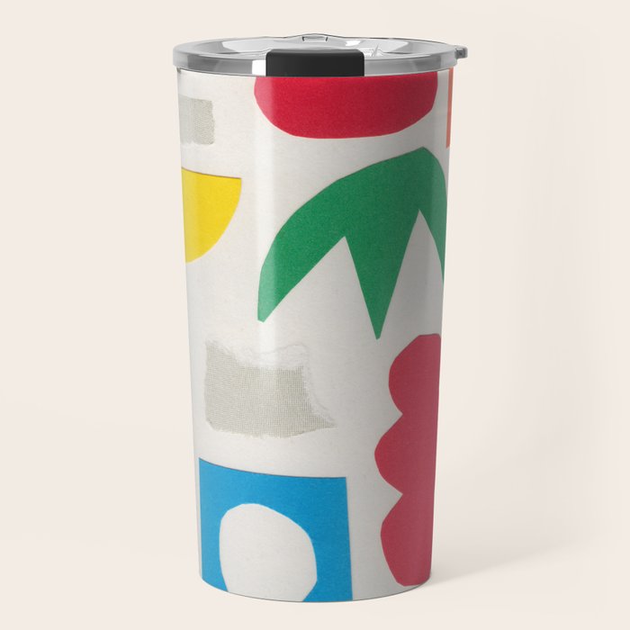 Playful Collage #3 Travel Mug Gallery Image 1