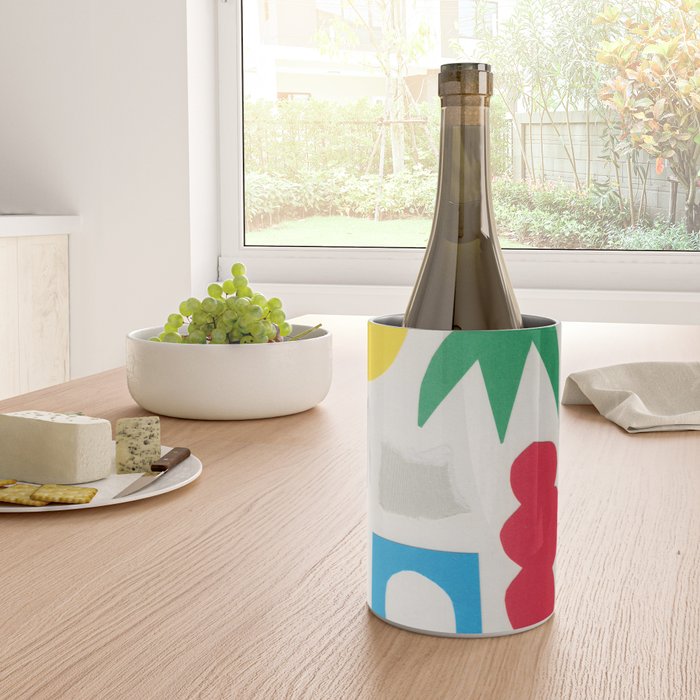 Playful Collage #3 Wine Chiller Gallery Image 4