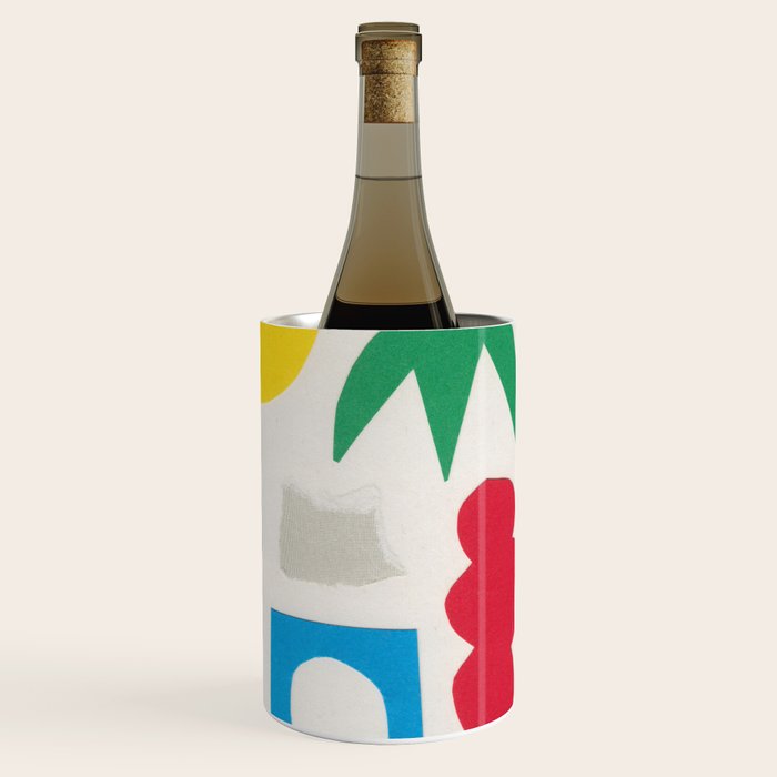 Playful Collage #3 Wine Chiller Gallery Image 1