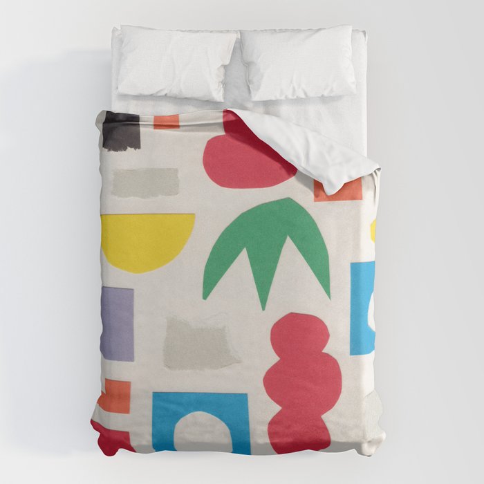 Playful Collage #3 Duvet Cover Gallery Image 1