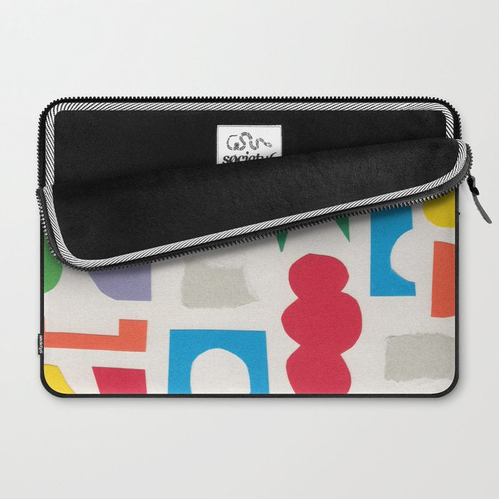 Playful Collage #3 Laptop Sleeve Gallery Image 2