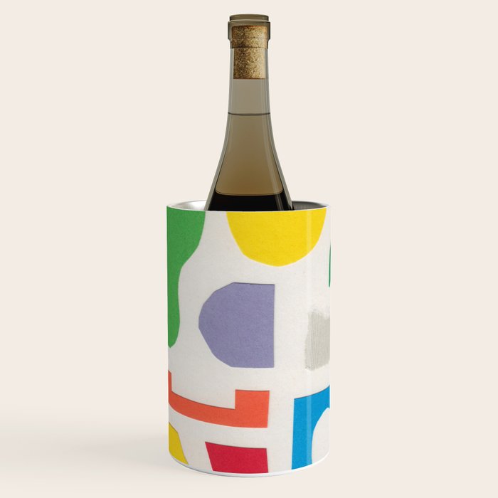 Playful Collage #3 Wine Chiller Gallery Image 2