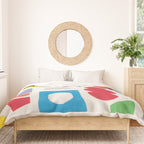 Playful Collage #3 Duvet Cover Gallery Image 3