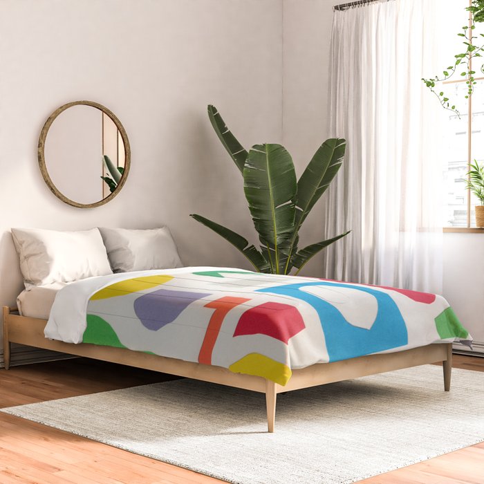 Playful Collage #3 Comforter Gallery Image 2