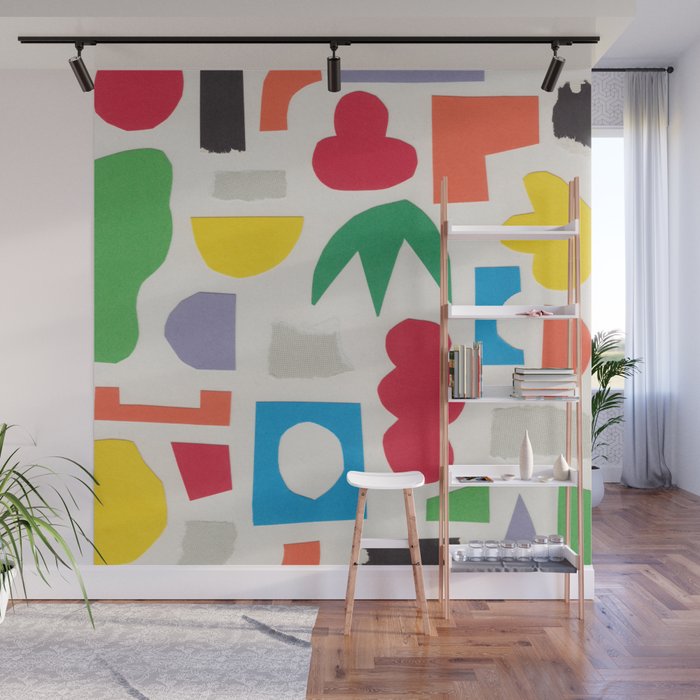 Playful Collage #3 Wall Mural Gallery Image 1