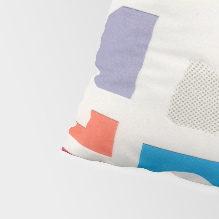 Playful Collage #3 Pillow Sham Gallery Image 4