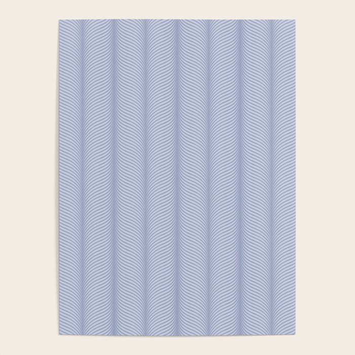 Elysian XI Sky Blue Poster Gallery Image 2