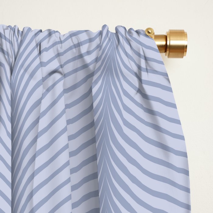 Elysian XI Sky Blue Window Curtain Gallery Image 2