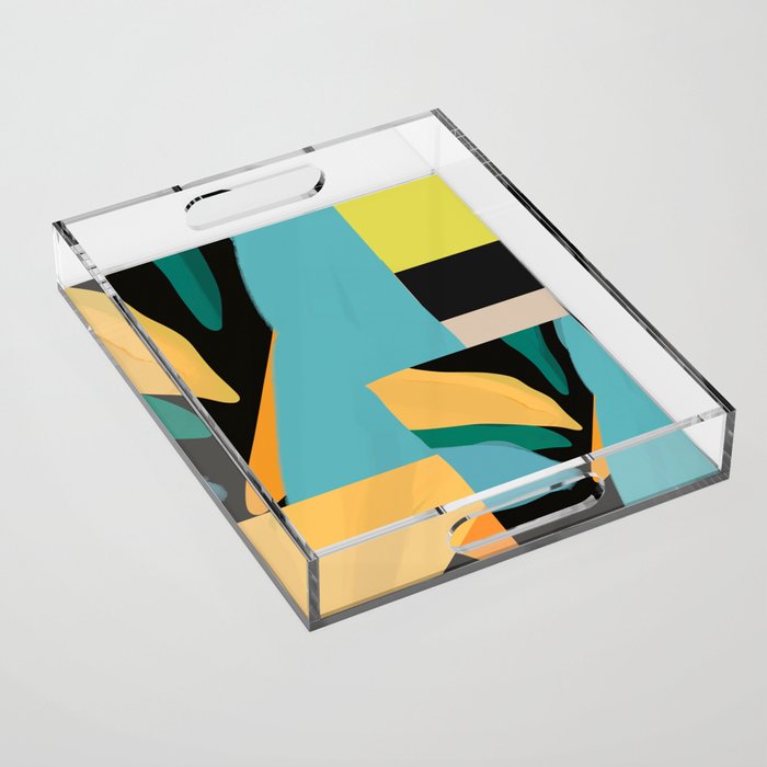 Modern Abstraction 2 Acrylic Tray Gallery Image 1