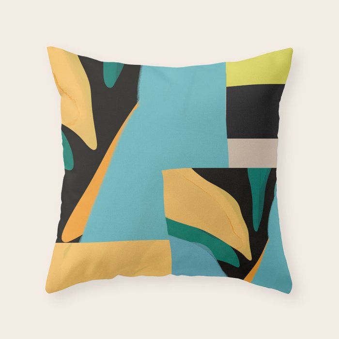Modern Abstraction 2 Throw Pillow Gallery Image 1