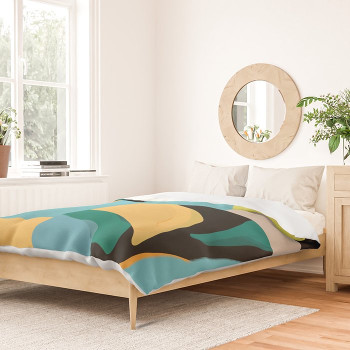 Modern Abstraction 2 Duvet Cover Gallery Image 2