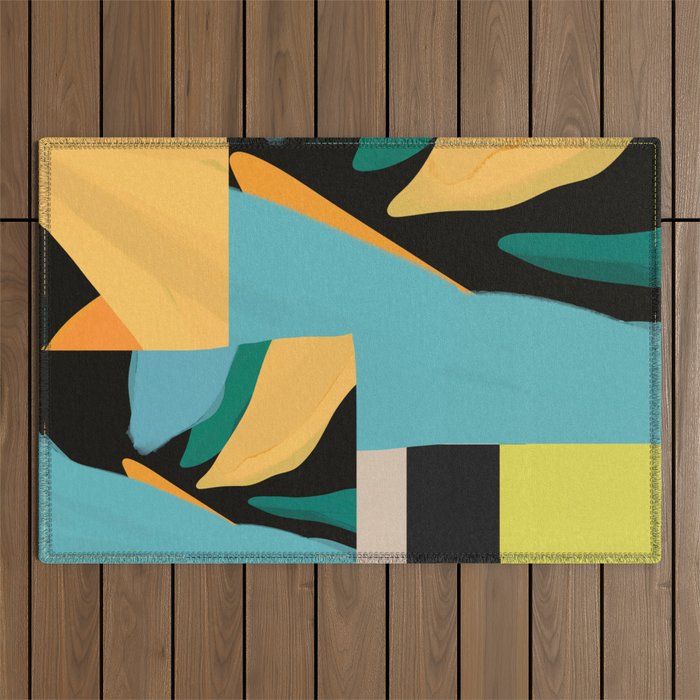 Modern Abstraction 2 Outdoor Rug Gallery Image 1