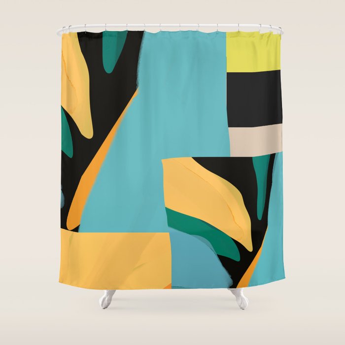 Modern Abstraction 2 Shower Curtain Gallery Image 1
