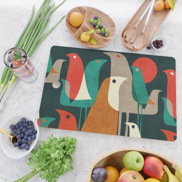 Flock of Birds Cutting Board Gallery Image 2