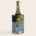 The Lonely Heroine with her Friend Indian Painted Illustration Wine Chiller Gallery Image 3