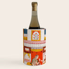 The Lonely Heroine with her Friend Indian Painted Illustration Wine Chiller Gallery Image 2