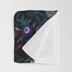 Night Garden XXXIII Throw Blanket Gallery Image 3