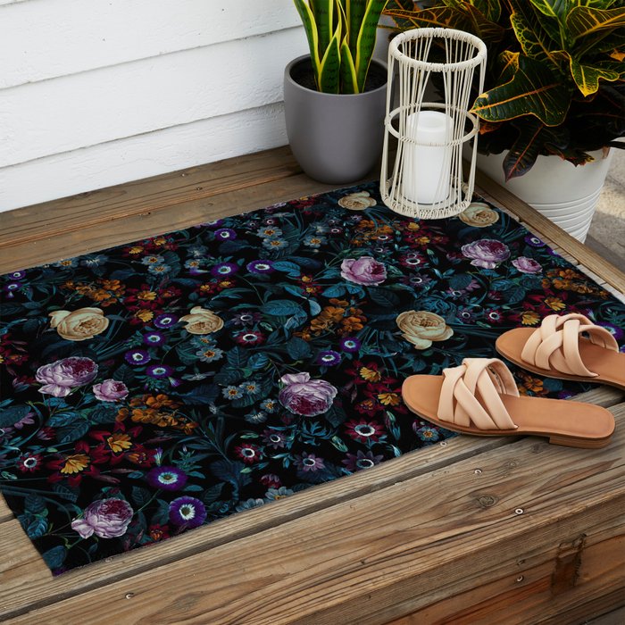 Night Garden XXXIII Outdoor Rug Gallery Image 2