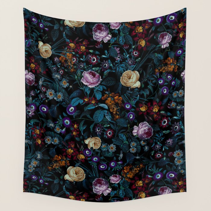 Night Garden XXXIII Wall Tapestry Gallery Image 4