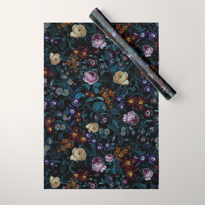 Night Garden XXXIII Wrapping Paper Gallery Image 1