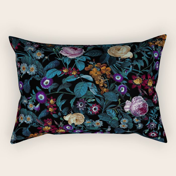 Night Garden XXXIII Rectangular Pillow Gallery Image 2