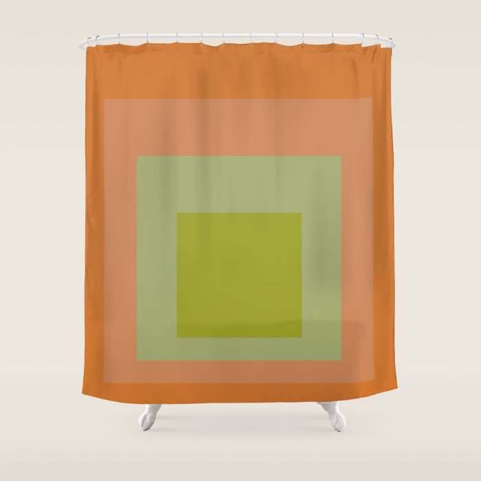 color square 8 Shower Curtain Gallery Image 1