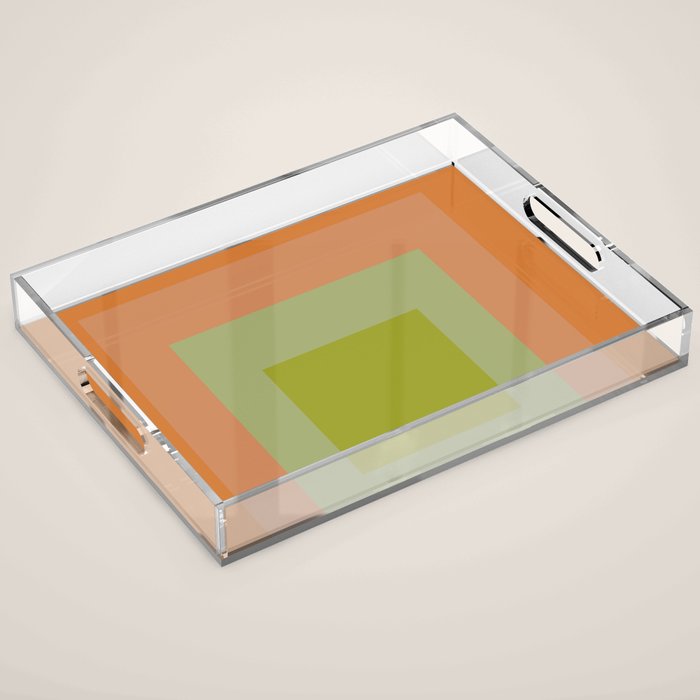 color square 8 Acrylic Tray Gallery Image 1