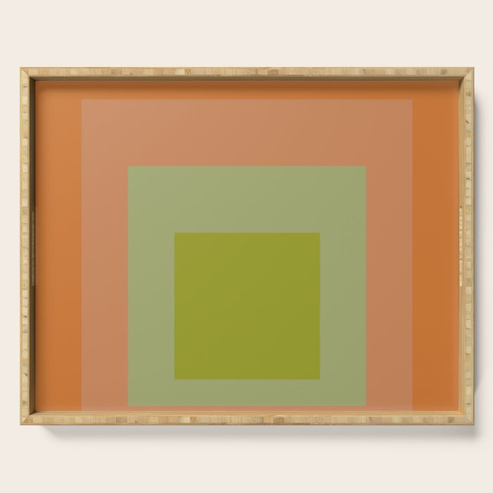 color square 8 Serving Tray Gallery Image 1