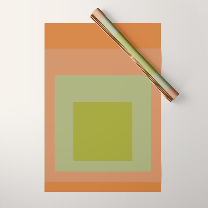 color square 8 Wrapping Paper Gallery Image 1