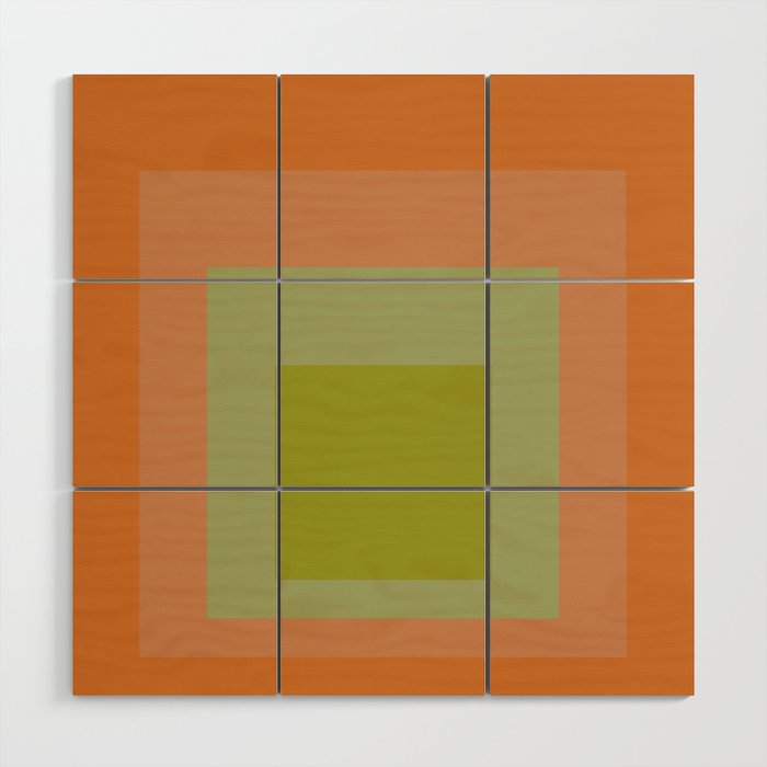 color square 8 Wood Wall Art Gallery Image 1