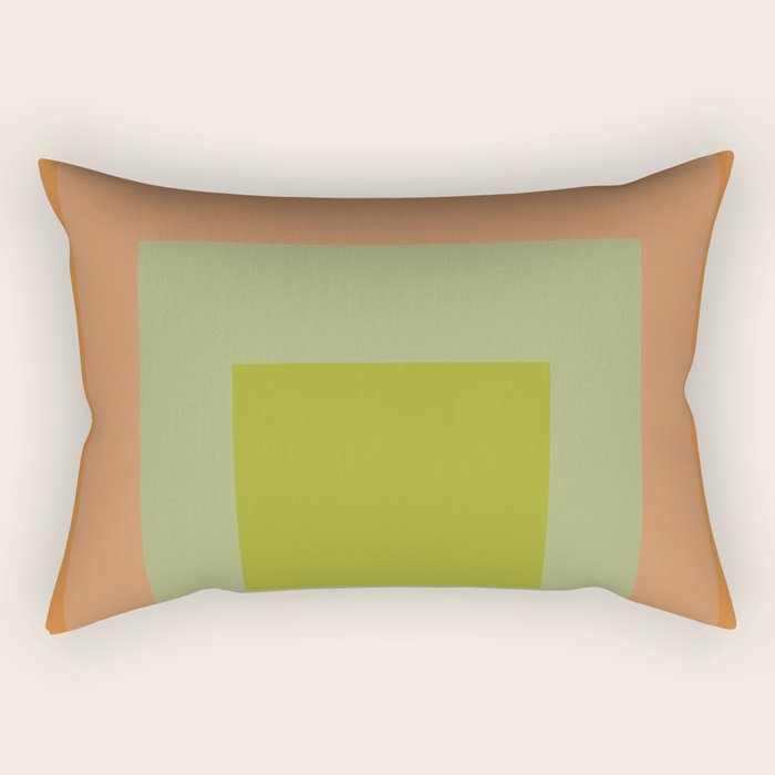 color square 8 Rectangular Pillow Gallery Image 1