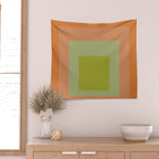 color square 8 Wall Tapestry Gallery Image 2