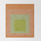 color square 8 Throw Blanket Gallery Image 2