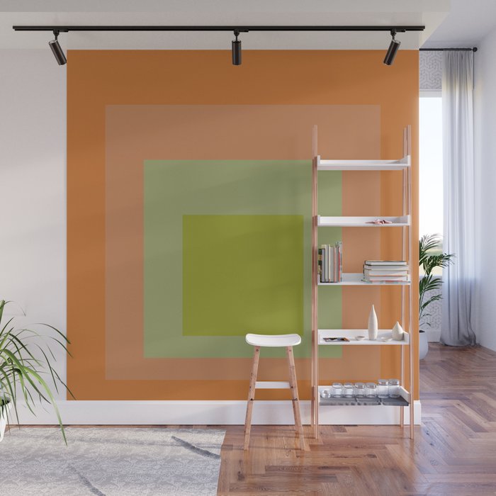 color square 8 Wall Mural Gallery Image 1