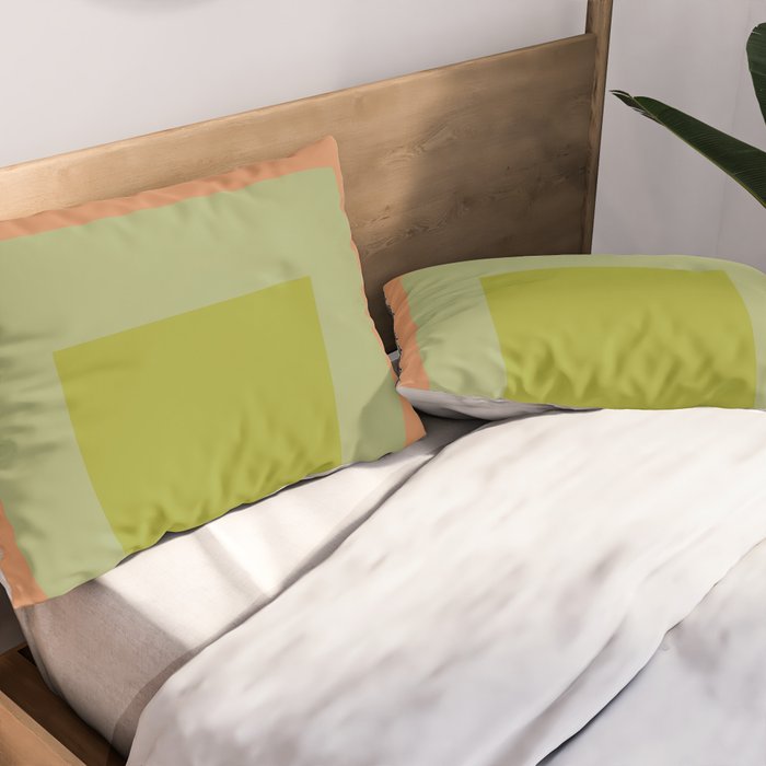 color square 8 Pillow Sham Gallery Image 2