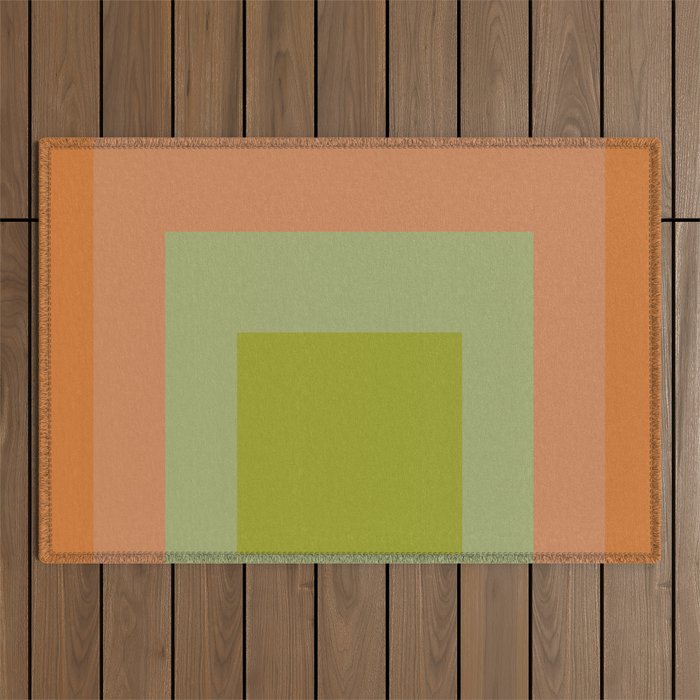 color square 8 Outdoor Rug Gallery Image 1