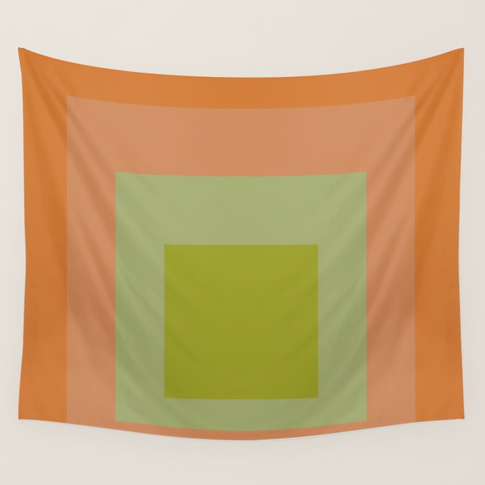 color square 8 Wall Tapestry Gallery Image 4