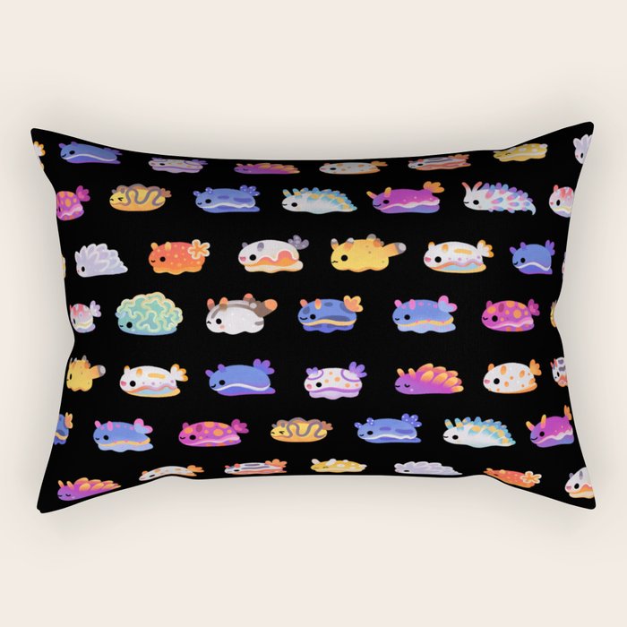 Sea Slug Day Rectangular Pillow Gallery Image 2