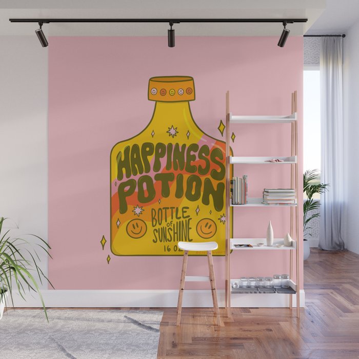 Happiness Potion Wall Mural Gallery Image 1
